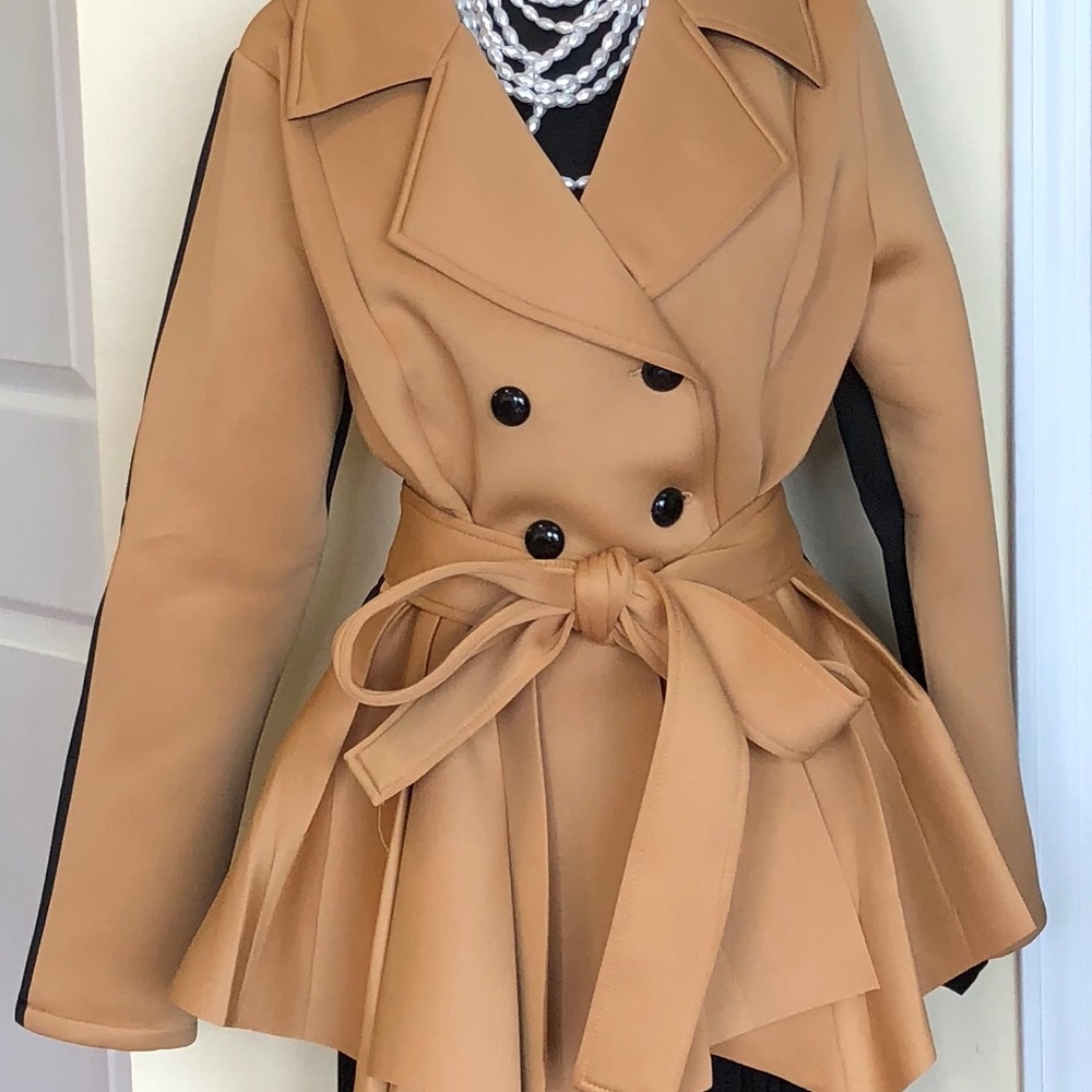 Peplum color block